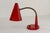 1950s Vintage Danish Red and Brass Flexible Desk Lamp from Lyfa, 1950s For Sale - Image 5 of 17