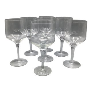 Swedish Orrefors Rhapsody Claret Wine Glasses-Set of 6 For Sale