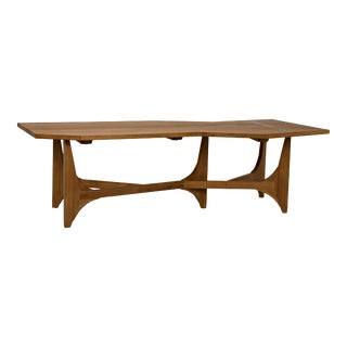 Fenton Coffee Table in Gold Teak For Sale