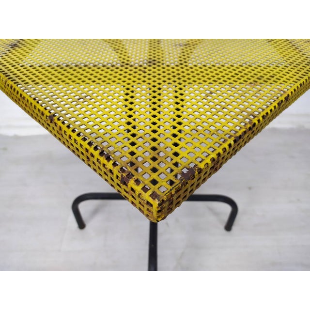 Vintage Garden Bistro Table in the Style of Mathieu Matégot, 1960s For Sale - Image 9 of 15