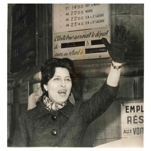 Associated Press Photographer, Vintage Portrait of Anna Magnani, Mid 20th Century, Photographic Print For Sale