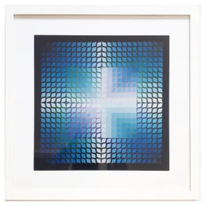 Victor Vasarely, Op Art Poster, 1972, Pigment Print