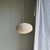 Beige Japanese Pendant Light in Rattan and Natural Linen For Sale - Image 8 of 18