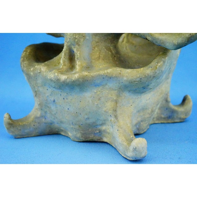 Terracotta Informal Biomorphic Anthropomorphic Sculpture attributed to Albisola, 1920s For Sale - Image 18 of 18