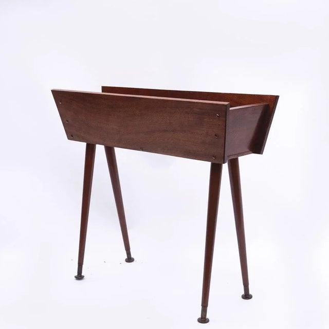 Wood Vintage Danish Teak Jardiniere/Planter, 1960s For Sale - Image 7 of 8