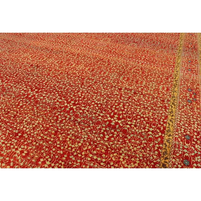 Vintage Mamluk Rug With All-Over Ottoman Design by Keivan Woven Arts 8'11 X 11'9 For Sale - Image 9 of 12