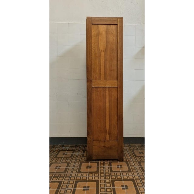 1930s Antique File Cabinet with Sliding Doors, High-End, Single Unit, France, 1930s For Sale - Image 5 of 14