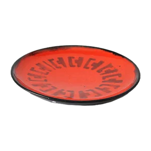 Hungarian Modernist Ceramic Plate from Iparmuveszti Vallalat, 1970s
