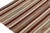 Rug & Kilim Shahsavan Palas Persian Kilim in Red, Beige-Brown Stripes by Rug & Kilim For Sale - Image 4 of 7