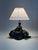 French Art Deco Figural Table Lamp in Bronze, 1930s This elegant Art Deco table lamp embodies the refined craftsmanship...