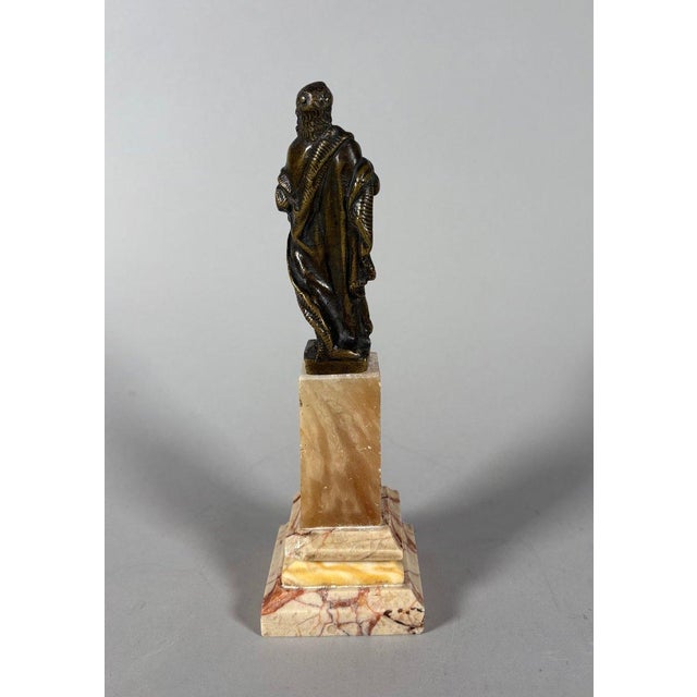 16th Century Sculpture, Saint John the Baptist, 16th century - 23 cm - Bronze For Sale - Image 5 of 8
