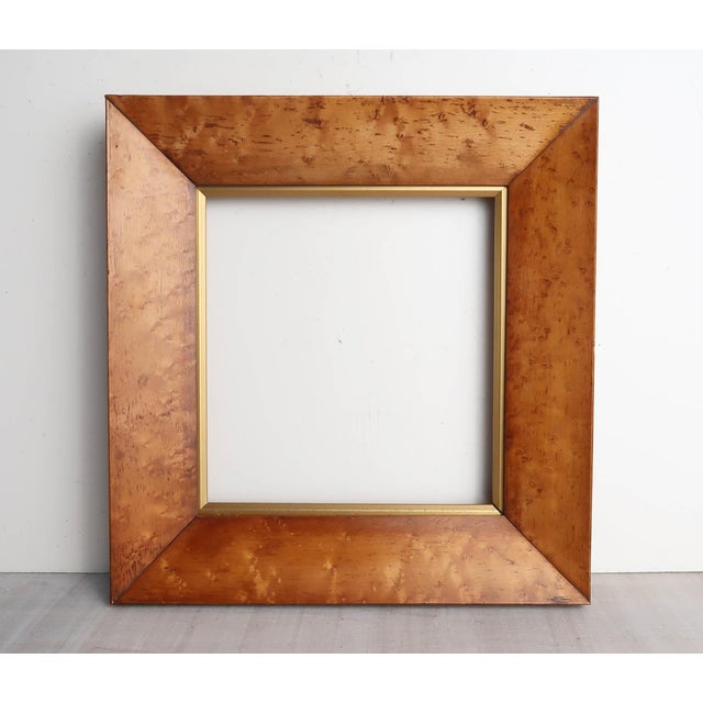 Birdseye maple with original gilt slip