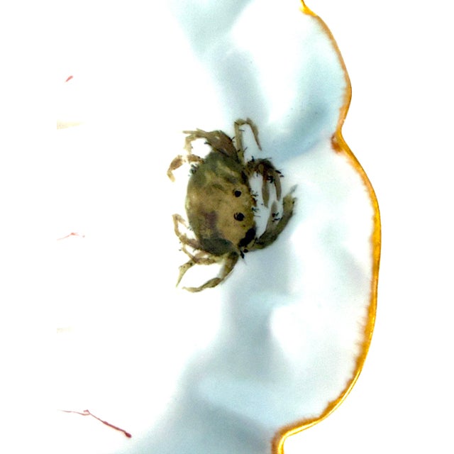 1893 Haviland Limoges Aesthetic Movement Crab Plates - Set of 6 For Sale In West Palm - Image 6 of 18