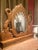 Italian Regency Hand Carved Maple Pier Console or Dressing Table with Mirror For Sale - Image 4 of 14