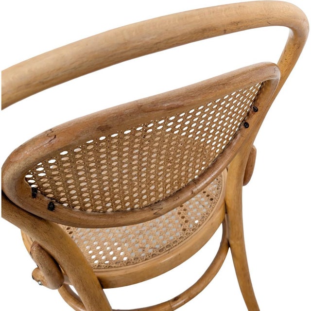 Brown Mundus Bentwood Chairs from J & J Kohn & Mundus, Set of 2 For Sale - Image 8 of 10