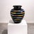 1980s Mid 20th Century Ceramic Vase Black Glazed by Piero Dorazio for Deruta, Italy For Sale - Image 5 of 8