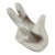 Super Cute, White Ceramic Hand Business Card Holder For Sale
