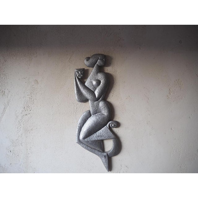 Mid-Century Tin Wall Decoration, Europe, 1970s For Sale - Image 11 of 15