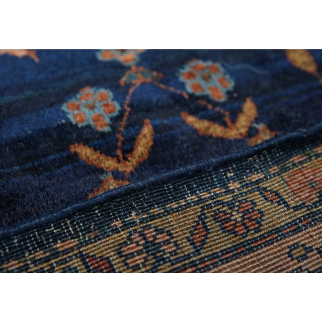 Textile Antique Mohajeran Sarouk Rug 4'1'' x 6'4'' For Sale - Image 7 of 9