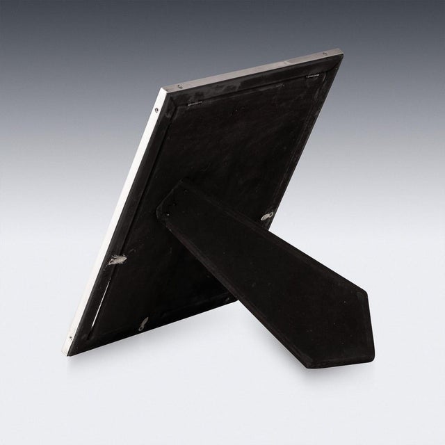 Vintage Silver Photograph Frame from Industria Argentina, 20th Century For Sale - Image 4 of 10