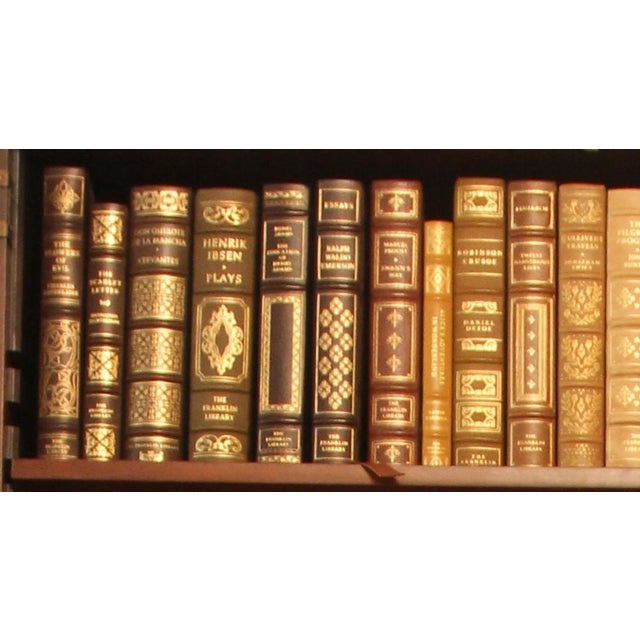 23 leather-bound classics from The Franklin Library's 100 Greatest Books of All Time and related collector series,...