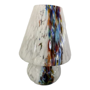Contemporary Murano Glass Style Venetian Multicolored Millefiori Murrine Table Lamp