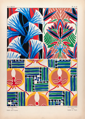 Ea Seguy Suggestions Pour Étoffes Et Tapis, Plate 20
