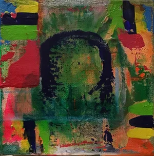 “AS100822” Contemporary Original Abstract Acrylic Painting by Stephen Stilgenbauer
