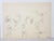 Modern Quantity of 3 Different Vintage Original Alexander Calder Lithograph Prints of His Circus Sketches W/ Printed Signatures and Dates of 1931 & 1932 For Sale - Image 3 of 10