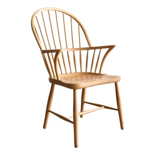 Brutalist Armchair in Pine by Tage Poulsen For Sale