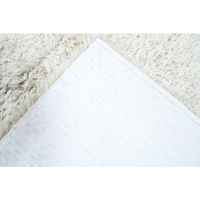 Persian 1970s Vintage Persian Handmade Wool Cotton Bei̇ge Area Rug For Sale - Image 3 of 11