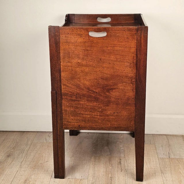 Brown George III Period Mahogany Commode, Circa 1790 For Sale - Image 8 of 9