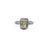0.74 Ct Gia Certified Natural Yellow Diamond Ring Size 5.75 For Sale - Image 9 of 10