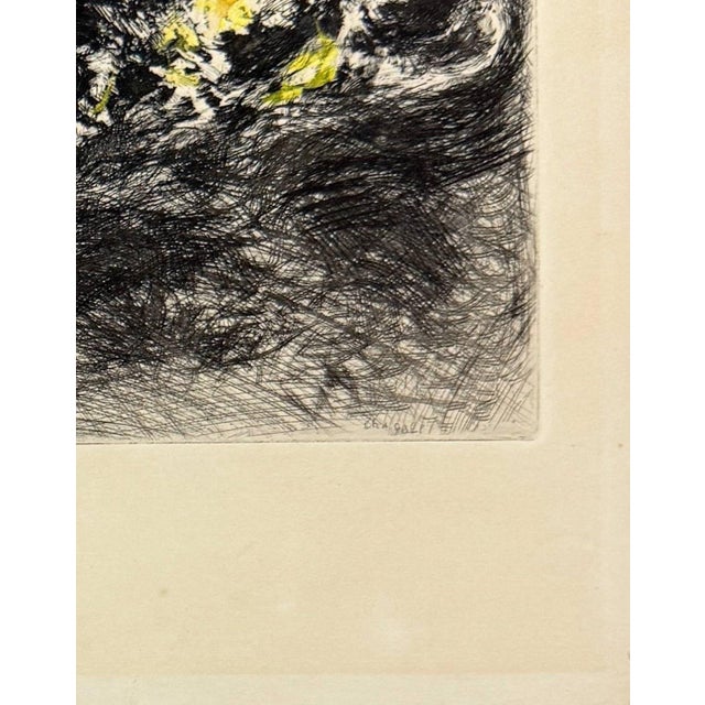 Modern Marc Chagall, Le lion et le moucheron, 1954, Etching For Sale - Image 3 of 5