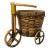 Vintage Rattan Bicycle Plant Basket For Sale