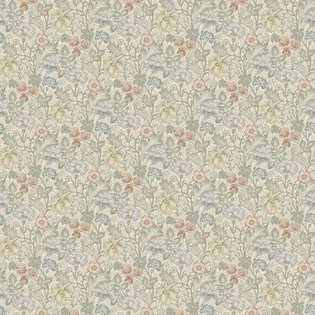 Named for the wife of Arts & Crafts pioneer William Morris, Jane features a lilting floral pattern with a stylized vintage...