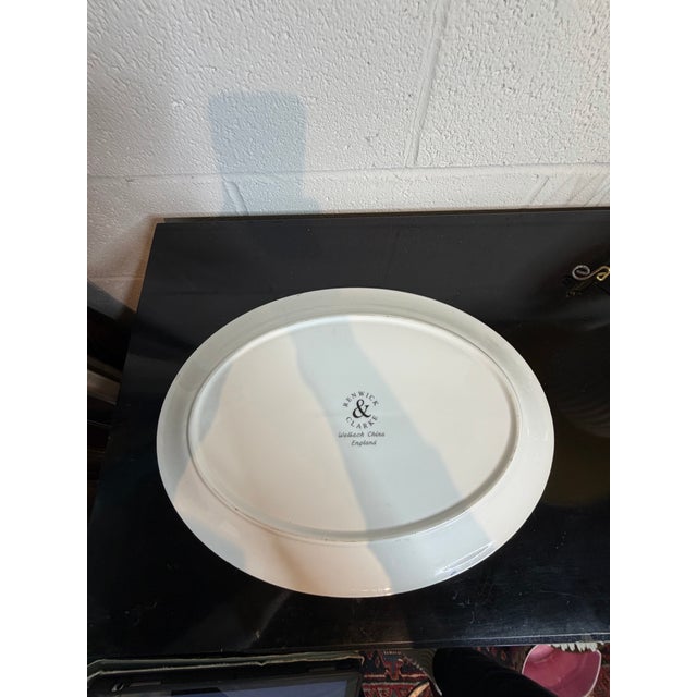 Vintage Fornasetti Style Pink Splash Luster Platter For Sale - Image 9 of 10