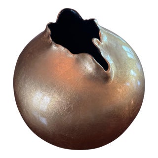 Arteriors Gold Pod Vase For Sale