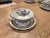 Antique White 1950s Set of 6 Limoges Soup Cups W/Chinoiserie Decor For Sale - Image 8 of 9