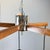 5-Light Cascade Lamp in Rosewood and Chrome with Textured Glass Shades, 1960s For Sale - Image 10 of 12