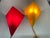 Contemporary Two Triangular Wall Lamps by Mawa Design, 1980s, Set of 2 For Sale - Image 3 of 11