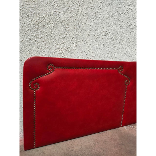 Mid-Century Modern Mid-Century Leather Headboard, Spain, 1970s For Sale - Image 3 of 18