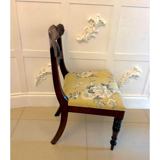 Antique Regency Mahogany Dining and Carver Chairs, 1820, Set of 8 For Sale - Image 10 of 18