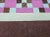 Vintage American Amish “Nine Patch” Hand-Stitched Patchwork Quilt, 67" X 80" For Sale - Image 4 of 12