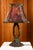 Brutalist Sculptural Table Lamp in Patinated Copper, 1980s For Sale - Image 6 of 11
