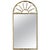 Mid-Century Modern Italian Faux Bamboo Gilt Metal Mirror For Sale
