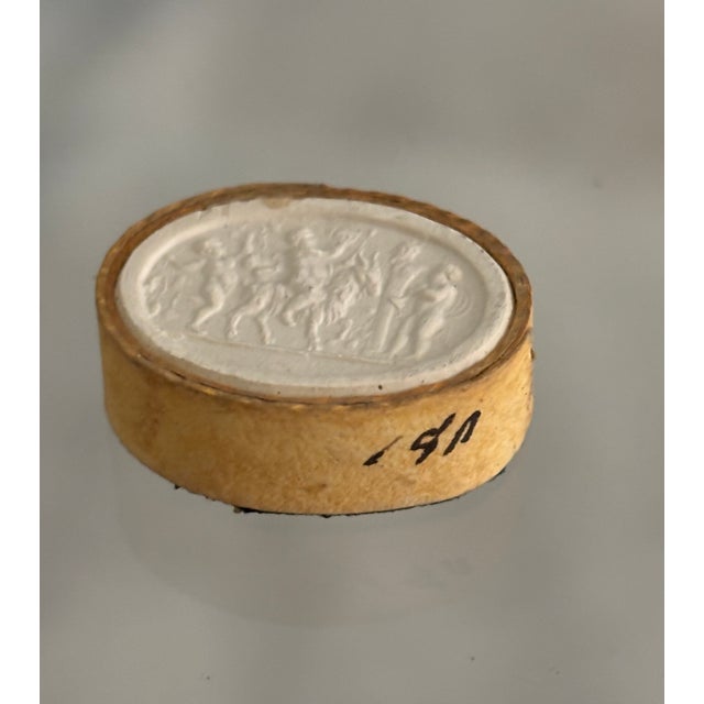 Sculpture Materials Antique Italian Grand Tour Plaster Intaglios - Set of 5 (Group #3) For Sale - Image 7 of 16