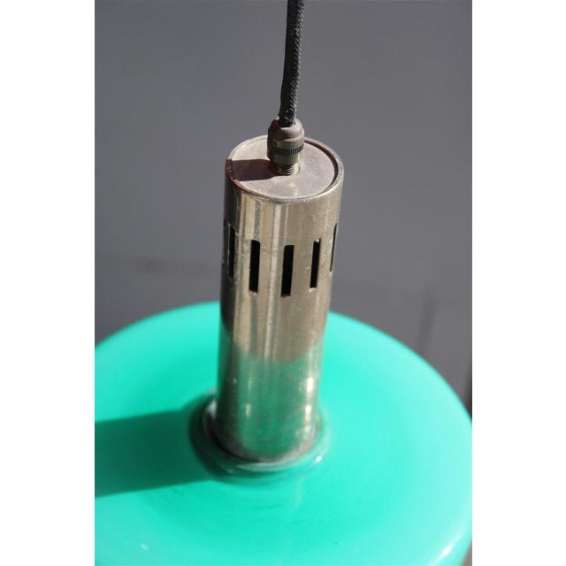 Mid-Century Modern Italian Multicolor Suspension Light from Vistosi, 1950s For Sale - Image 3 of 17