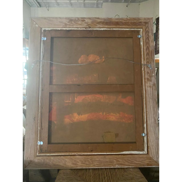 1940’s Mid Century Jean Francis Laglenne Oil Painting For Sale - Image 4 of 13