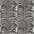 Abstract Schumacher Zebra Palm Fabric in Black For Sale - Image 3 of 3